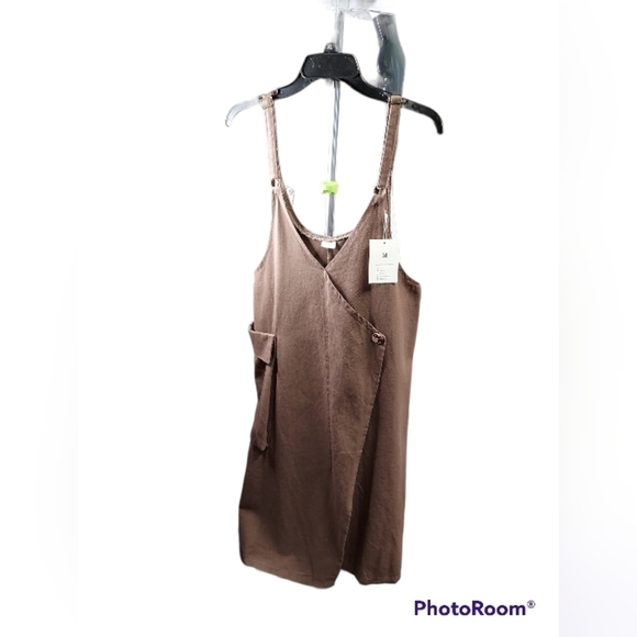 Flygo med brown denim jumper pocket right side NWT - Picture 4 of 8